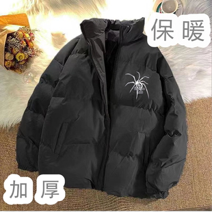 潮牌加厚棉袄冬装 棉服情侣款 美式 新款 学生棉衣外套男上衣潮 秋冬季