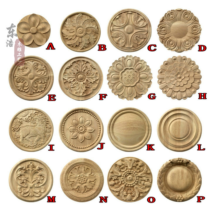 东阳木雕贴花雕刻欧式木家具贴片