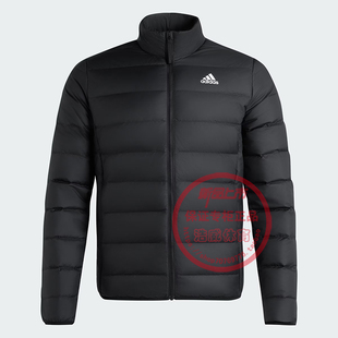 Adidas阿迪达斯男装2025冬新款运动休闲简约立领保暖羽绒服KG3150
