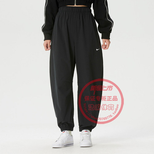 耐克女子跑步训练透气梭织长裤