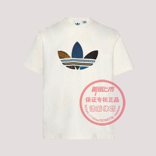 阿迪达斯三叶草男装夏季时尚宽松运动休闲透气短袖T恤KW5670 5671