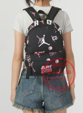 NIKE耐克Jordan印花时尚双肩包儿童学生书包休闲背包JD2443016TD