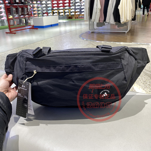 阿迪达斯男女运动腰包2026新款 训练户外休闲情侣斜挎单肩包KR5138