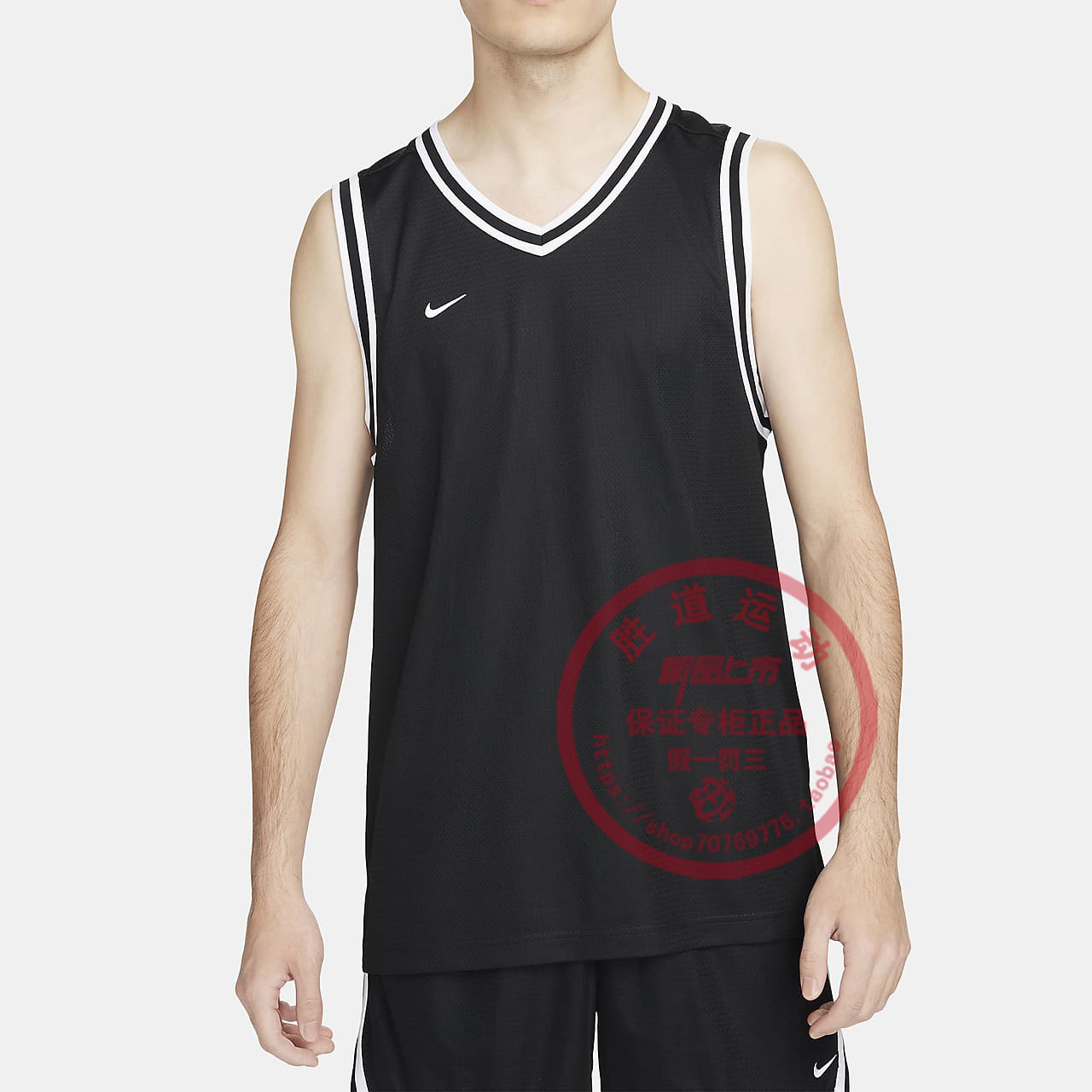 Nike耐克速干透气篮球背心男装运动服健身训练无袖T恤FQ3708-010