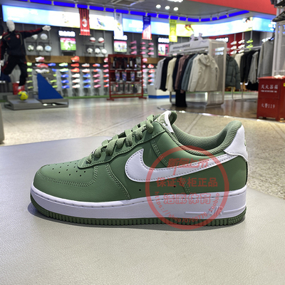 耐克男鞋空军一号低帮厚底休闲鞋