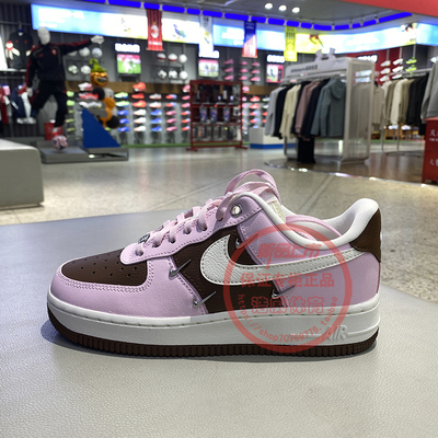 耐克女鞋空军一号耐磨低帮板鞋