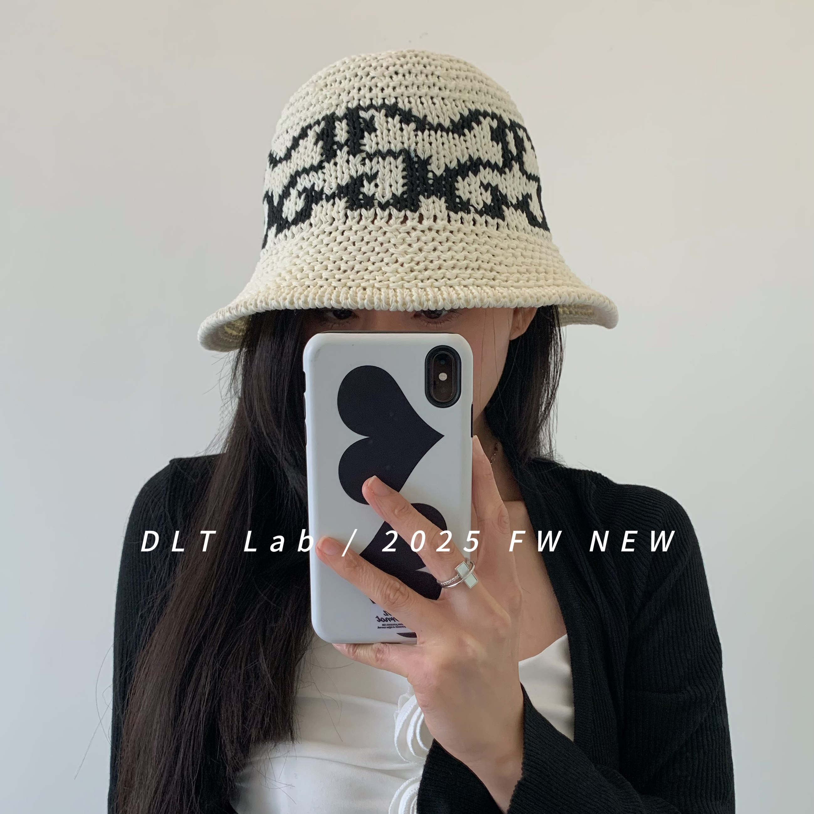 渔夫帽女2025新款手工针织盆帽