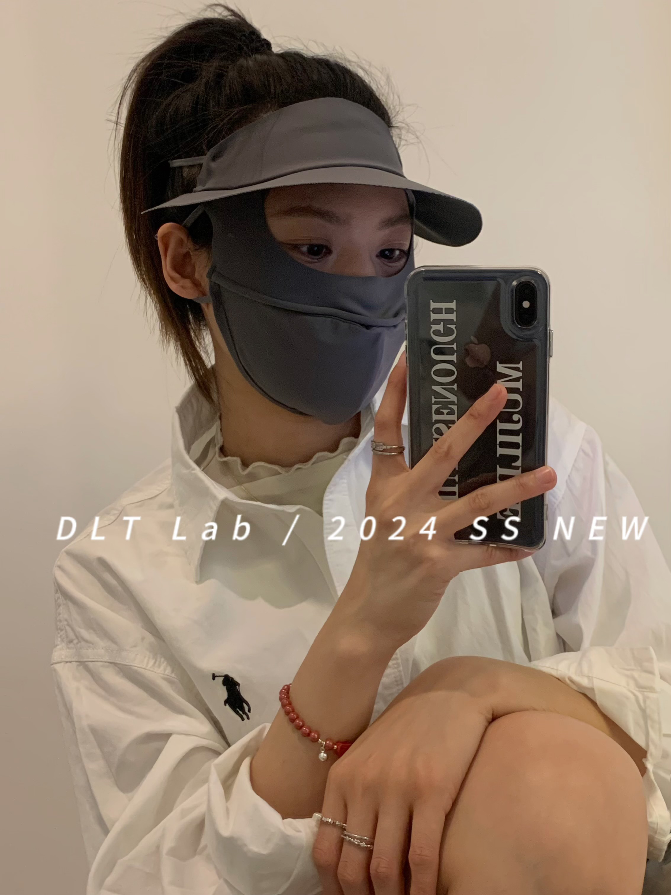 莫代尔冰丝春夏遮阳防晒脸基尼