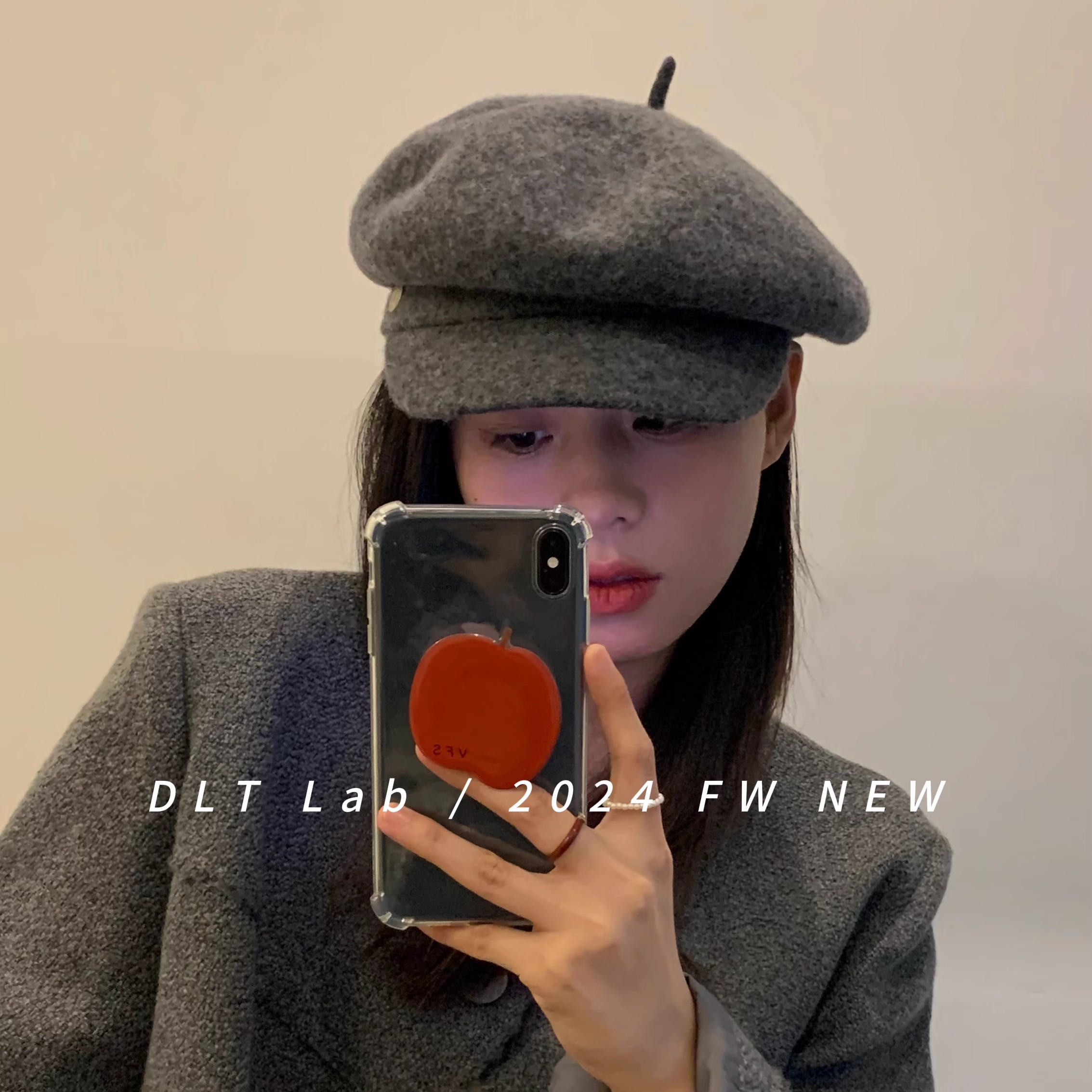 贝雷帽出游女秋冬贝雷帽