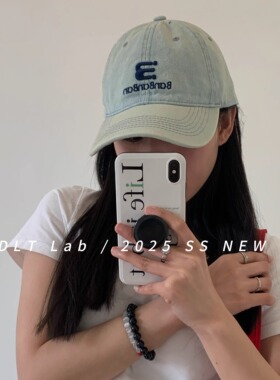 春夏新品水洗牛仔棒球帽