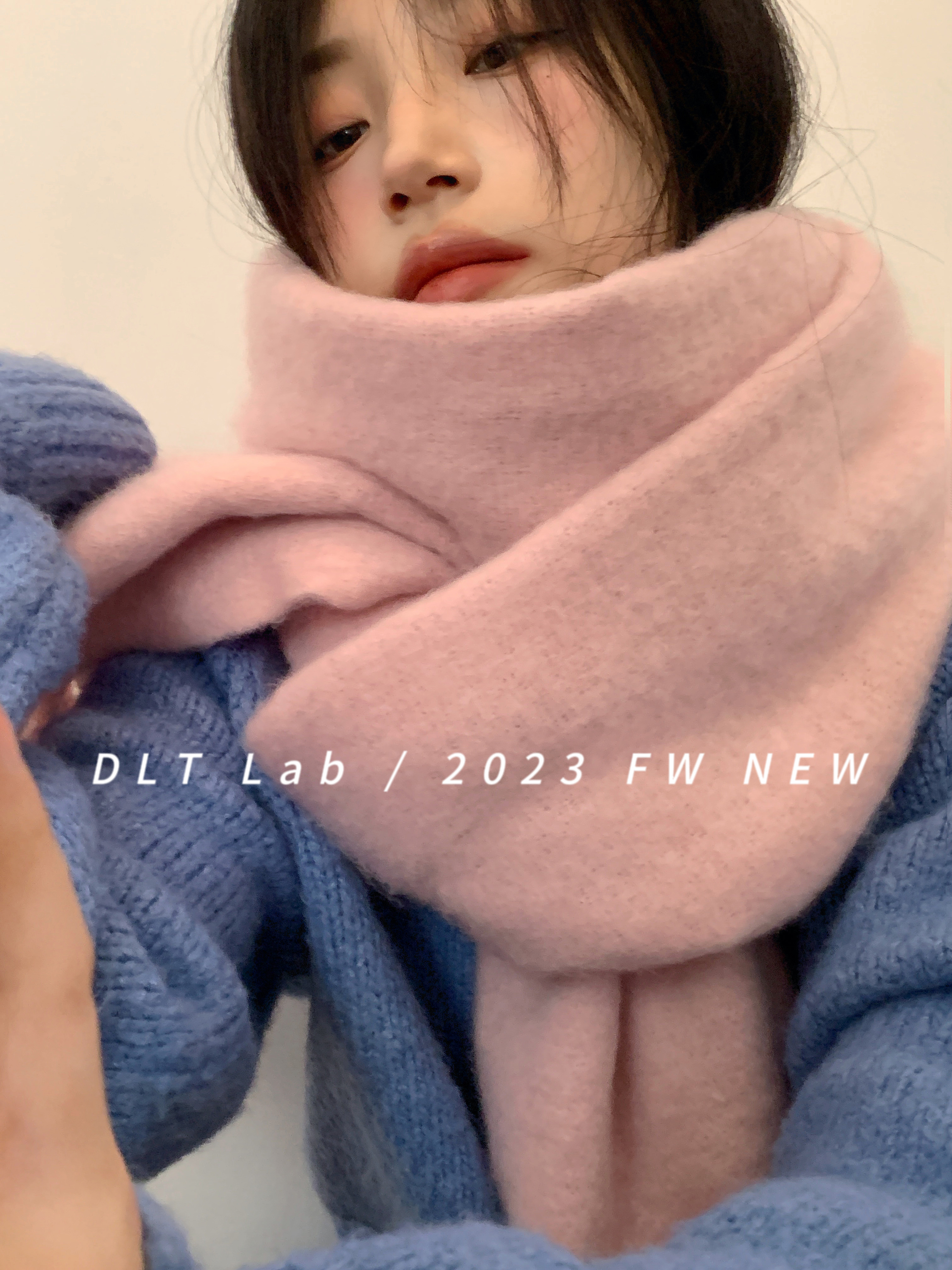 秋冬亮色休闲男女加厚保暖围巾