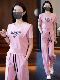 时髦运动服套装2026新款今年流行时尚女装休闲夏款减龄洋气两件套