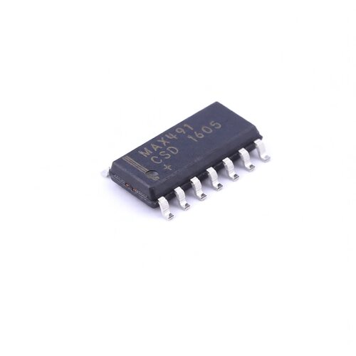 原装正品 MAX491CSD+T SOIC-14 通信接口芯片 RS-485/RS-422芯片