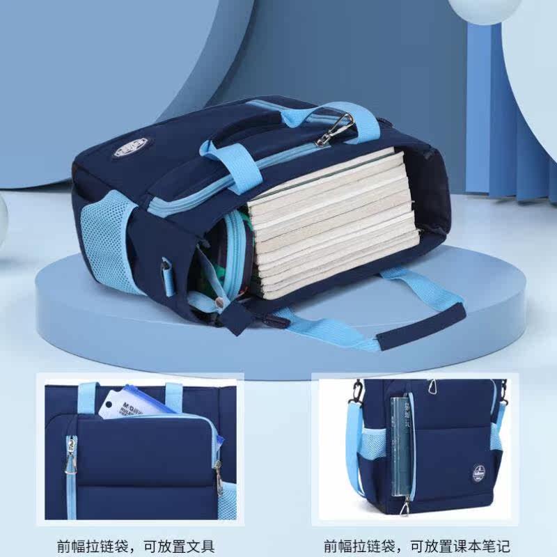 Edison爱迪生补习袋中小学生单肩双肩斜跨包补课包手提美术袋BX03怎么样,好用不?