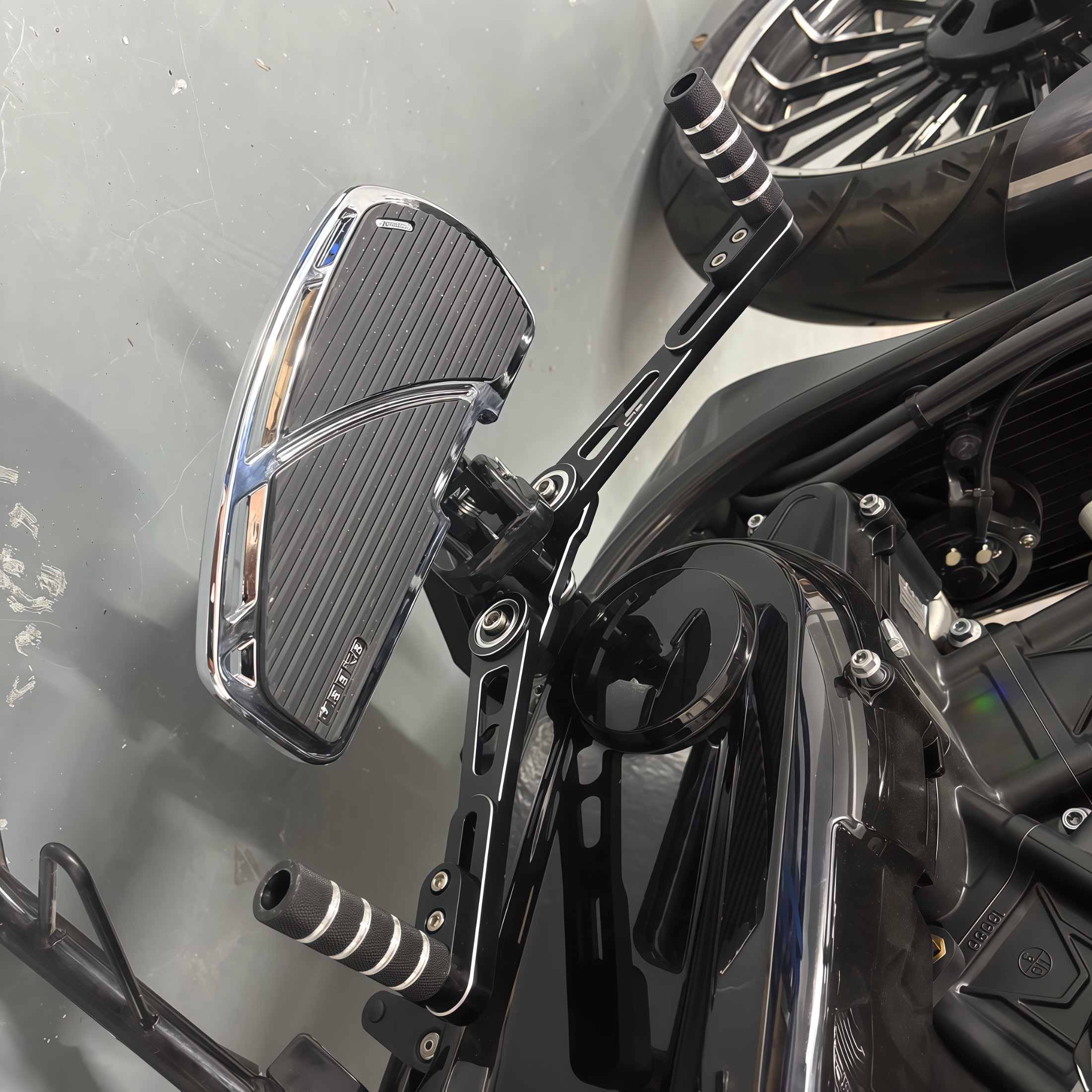 金吉拉500/450改装脚踏灰石250300前后踩挂档杆拿破仑450刹车踏板