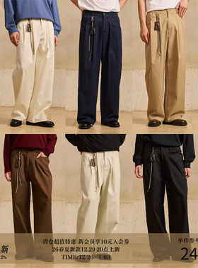 LR MADE 25AW 第五代四季裤 莱赛尔天丝棉 直筒休闲长裤 配套挂饰