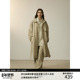 24AW 弧形活片 立翻领 LR MADE 飘逸慵懒绑带长款 大衣外套风衣