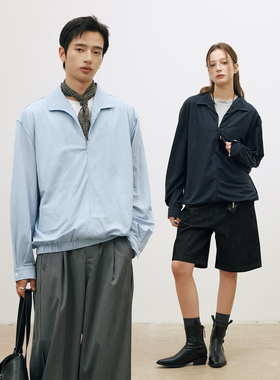 LR MADE 26SS 假两件防晒衫 内层COOLMAX® 天丝麻 拼接长袖衬衫