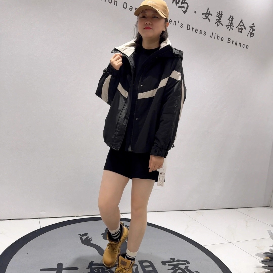 天娇一生水初冬款大码欧货薄棉服