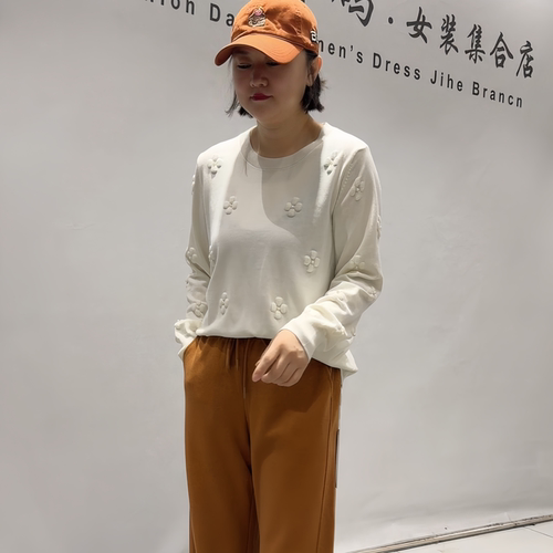 女权贵族秋冬新款大码针织衫上衣