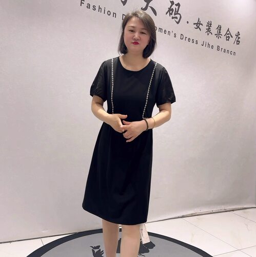 女权贵族夏季新款大码显瘦连衣裙