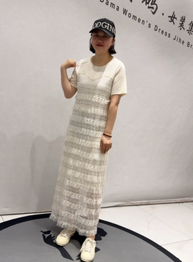 芮娜依莲夏季新款大码长款连衣裙