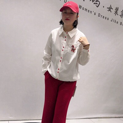 女权贵族年货春款大码欧货衬衫女