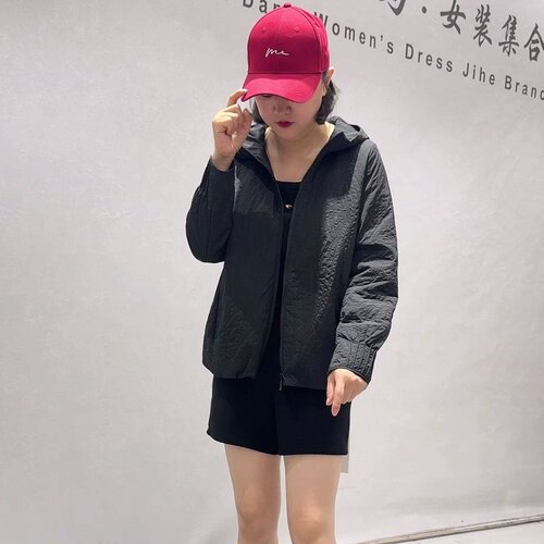 天娇一生水秋季新款大码薄棉外套