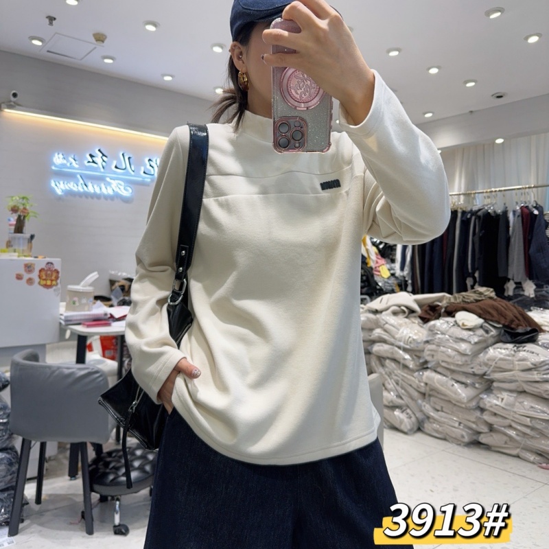 妃儿红秋冬款大码欧货百搭打底衫