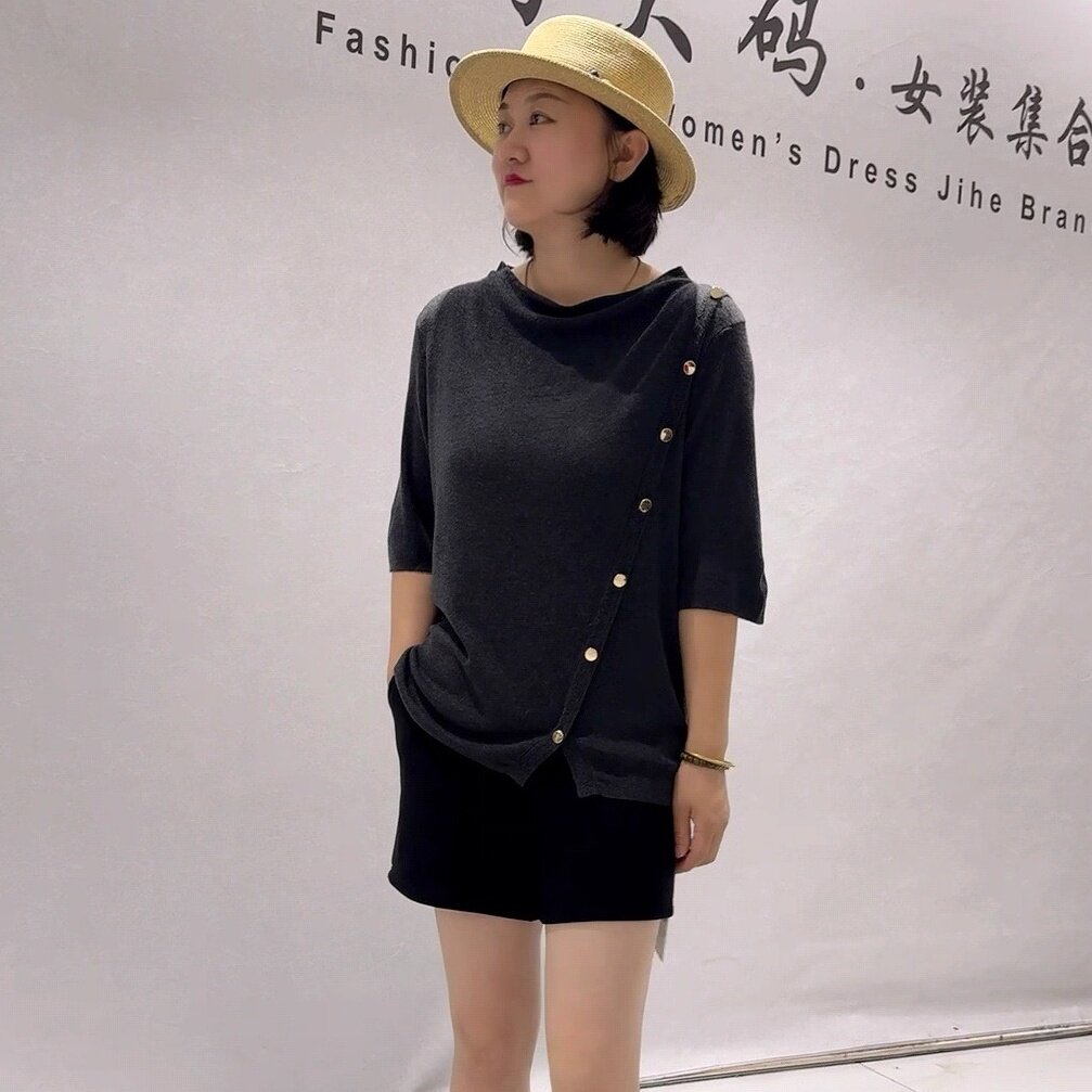 女权贵族秋季新款大码气质针织衫
