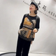 欧货国风衫 加大码 女装 5438芮娜依莲年货春款 胖妹妹气质衫 百搭上衣