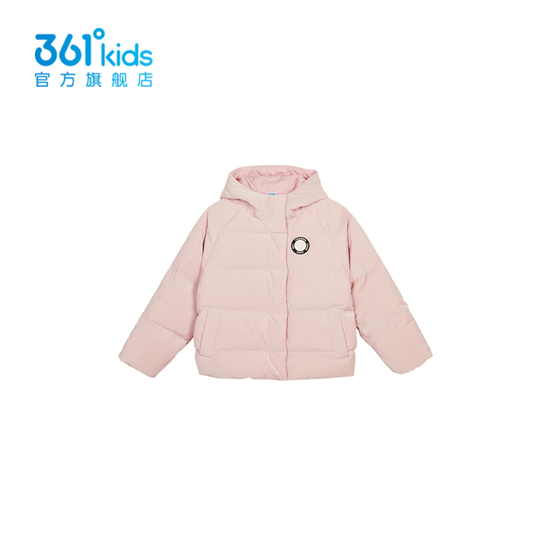 【商场同款】361童装女童保暖羽绒服2024冬季新款中大童防风外套