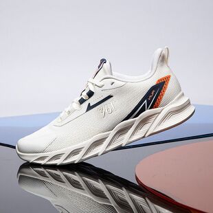 361男鞋运动鞋春季新款鞋子休闲跑步鞋男士轻便网面透气跑鞋男款