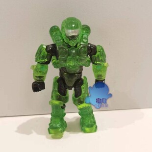 美家宝HALO光环 绿色透明斯巴达散货人仔FMM83 CONSTRUX美高 MEGA