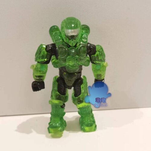 MEGA CONSTRUX美高/美家宝HALO光环 绿色透明斯巴达散货人仔FMM83