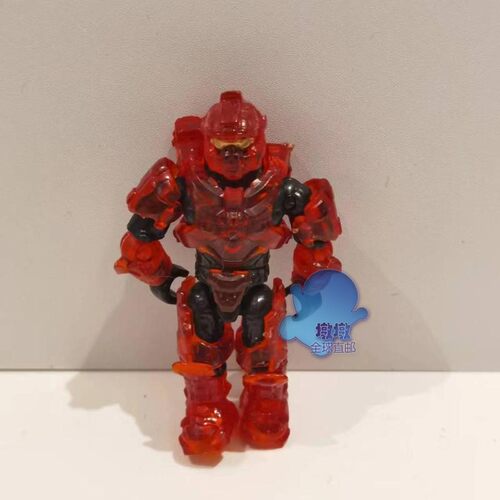 MEGA CONSTRUX美高/美家宝HALO光环 红色透明斯巴达散货人仔FPJ24