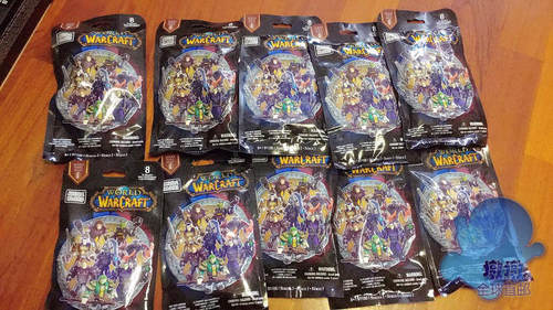 MEGA BLOKS 美家宝 美高 WOW 魔兽世界 91100 单人 随机包 积木