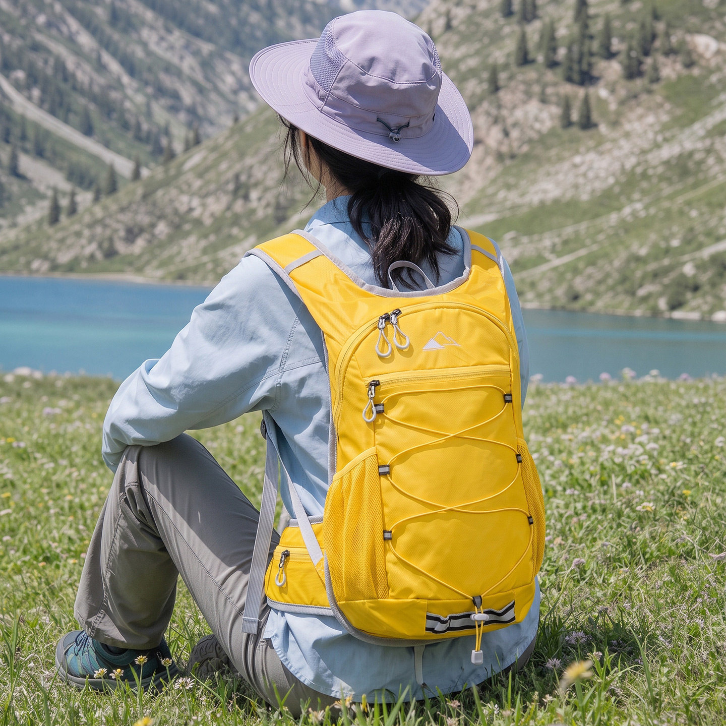 新款户外登山骑行徒步包男轻便爬山装备背包运动旅游便携双肩包女
