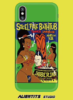 AlienTits 牙买加reggae vibe雷鬼部落插画适用于苹果iPhone安卓定制手机壳