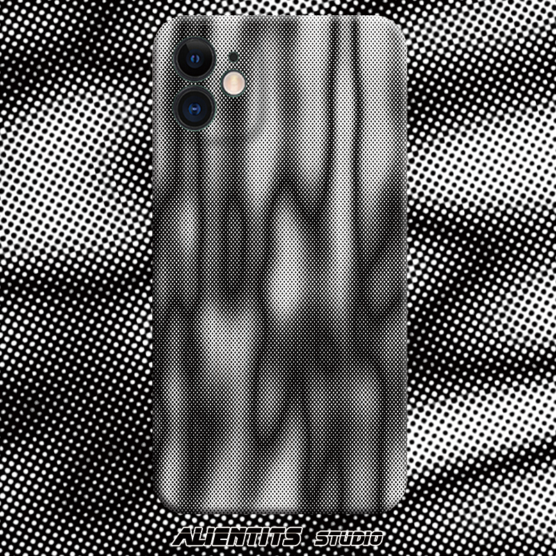 AlienTits原创暗黑迷幻极简设计牢 时髦适用于苹果安卓定制手机壳