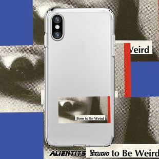 AlienTitsborn weird 我本怪人适用于苹果iPhone安卓定制防摔手机壳