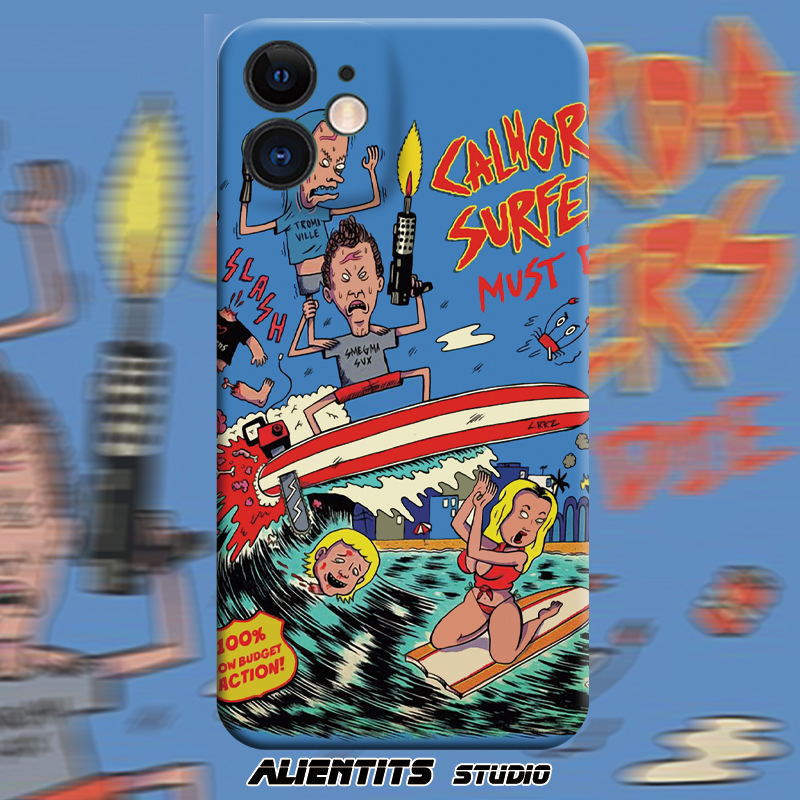 欧美漫画防摔复古苹果趣味搞怪