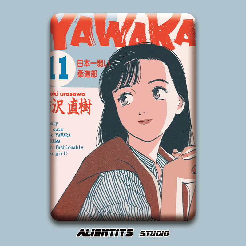 AlienTits日系柔道美少女复古封面适用于iPad pro mini定制保护套