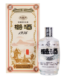 6瓶长治潞酒新1936白酒500mL42度清香型白酒礼盒装纯粮山西地方酒