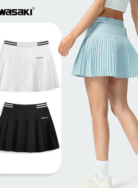 川崎羽毛球服女运动短裤裙K1C09-C2785速干防走光安全裤新款修身