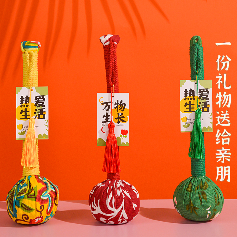 中秋节艾草锤diy材料包手工中药养生按摩老人制作社区团建活动