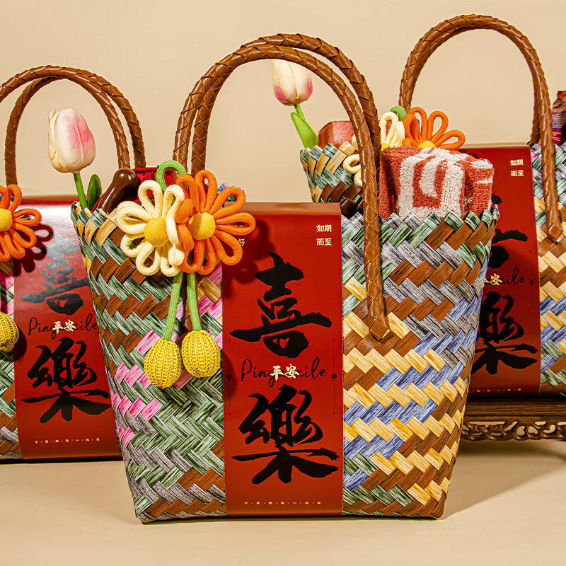 手提篮伴手礼女伴娘乔迁篮子高档实用礼物姐妹团宾客小众结婚礼盒