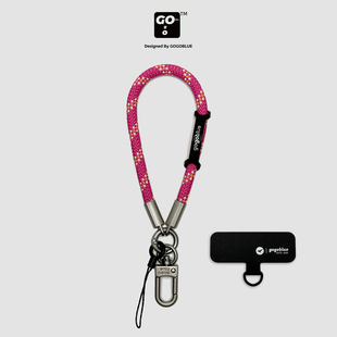 gogoblue原创 7mm手机挂绳钥匙扣相机绳多功能百搭手提腕绳 短款