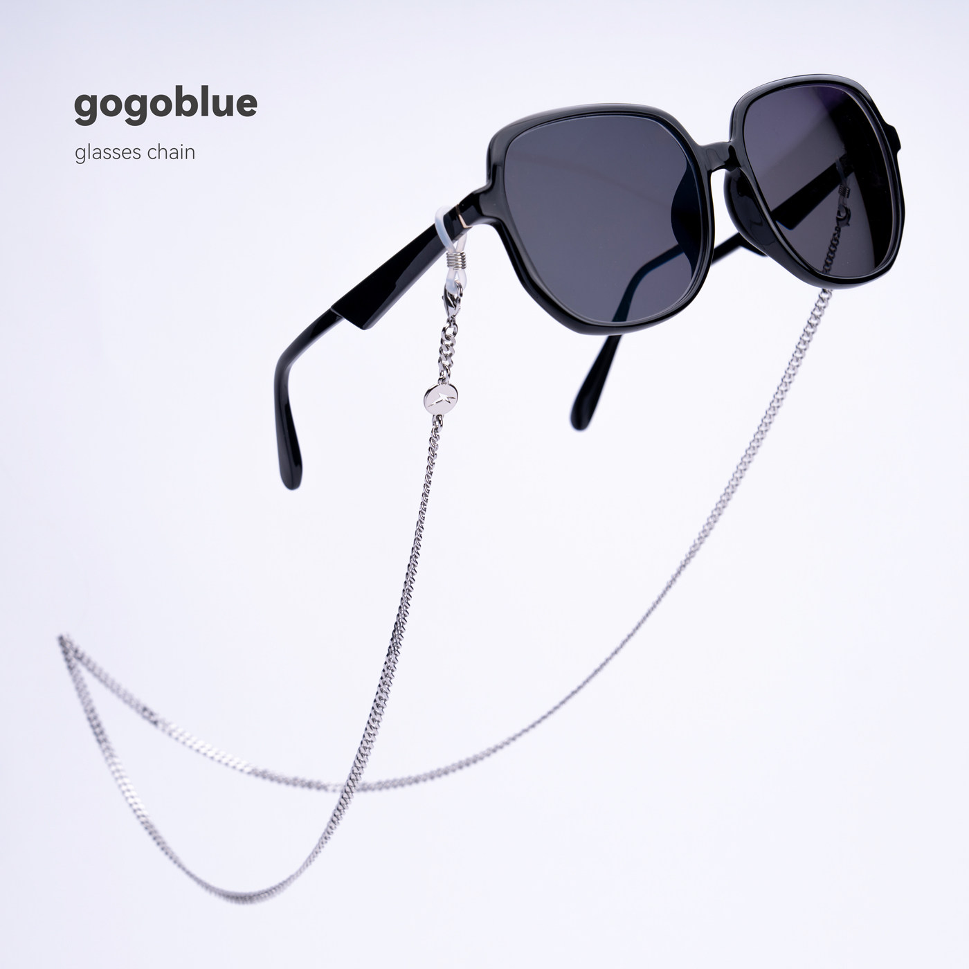 gogoblue 挂脖金属眼镜链高品质潮流太阳眼镜链条口罩挂绳