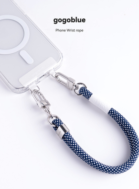 gogoblue 短款双挂耳手提手机挂绳便携通用防丢